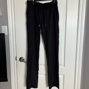 Lulu lemon on the fly full length pants (31 inches)